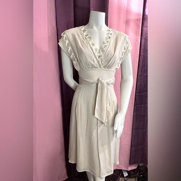 NWT Anthropologie Beth Bowley Silk Dress - Picture 2 of 7